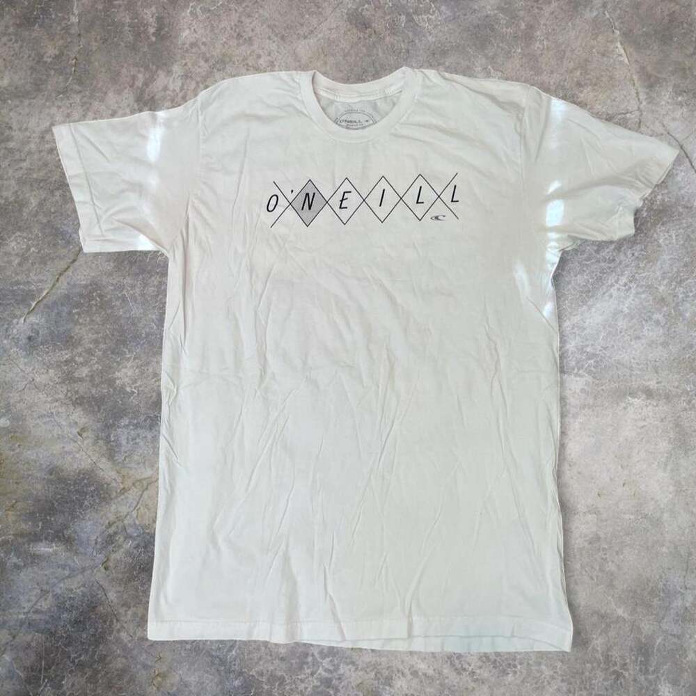 White oneill cotton t shirt with